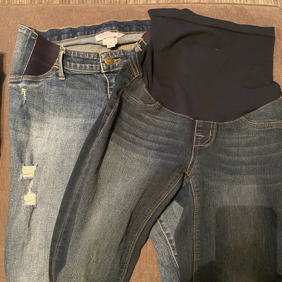 Lot of 2 maternity jeans - Picture 2 of 4